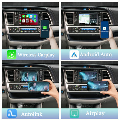 Viknav Linux System For Toyota Highlander 2015-2018 Decoder Box Wireless Apple CarPlay Android Auto
