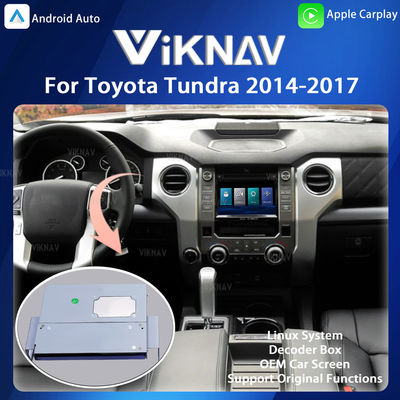 Viknav Linux System For Toyota Tundra 2014-2017 Decoder Box Wireless Apple CarPlay Android Auto