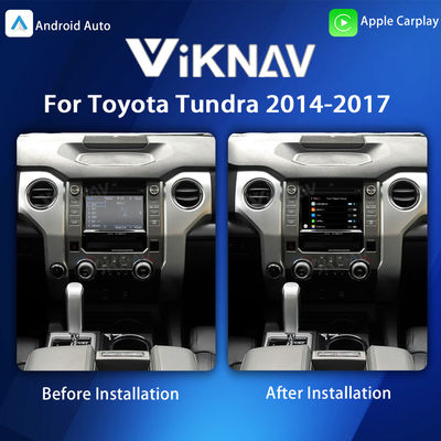 Viknav Linux System For Toyota Tundra 2014-2017 Decoder Box Wireless Apple CarPlay Android Auto