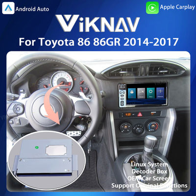 Viknav Linux System For Toyota 86 86GR 2014-2017 Decoder Box Wireless Apple CarPlay Android Auto