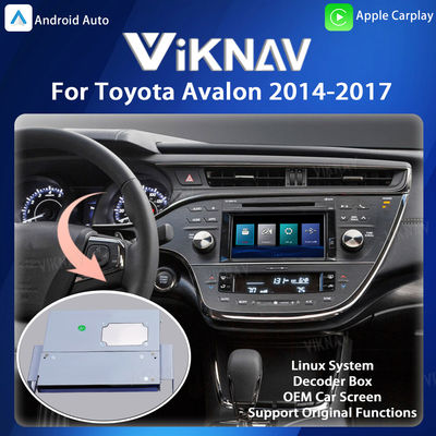 Viknav Linux System For Toyota Avalon 2014-2017 Decoder Box Wireless Apple CarPlay Android Auto