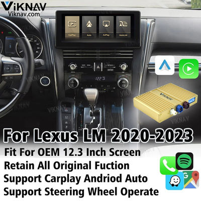 Lexus LM 2020-2023 Linux Steering Wheel Control Interface For Original Car Screen