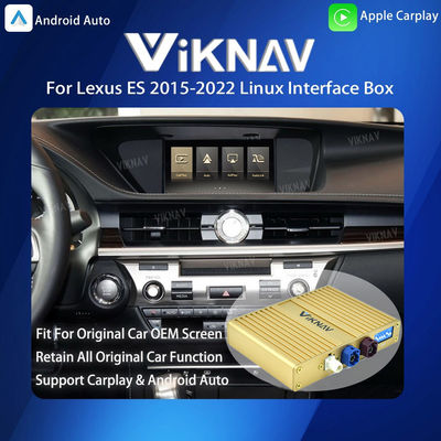 Viknav Linux System For Lexus ES 2015-2022 Wireless Apple CarPlay Android Auto Only Support Original Car OEM Screen