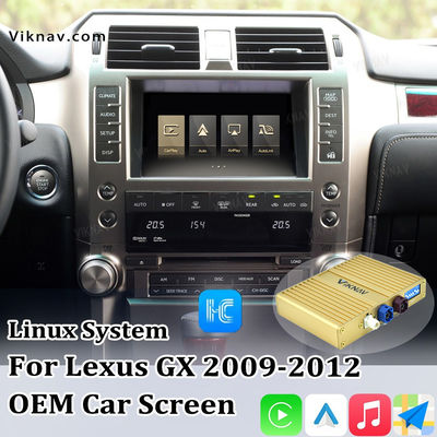 Viknav Linux System For Lexus GX 2009 -2012 Wireless Apple CarPlay Android Auto Only Support Original Car Screen