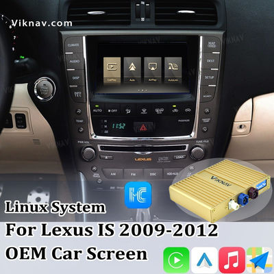 Viknav Linux System For Lexus IS 2009 -2012 Wireless Apple CarPlay Android Auto Only Support Original Car Screen