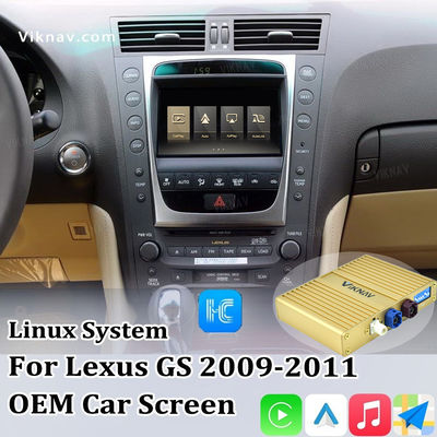 Viknav Linux Interface Box For Lexus GS 2009 -2011 Wireless Apple CarPlay Android Auto Only Support Original Car Screen