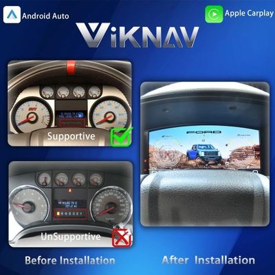 VIKNAV Digital Cluster Car SpeedoMeter For Ford F150 Raptor 2009-2012