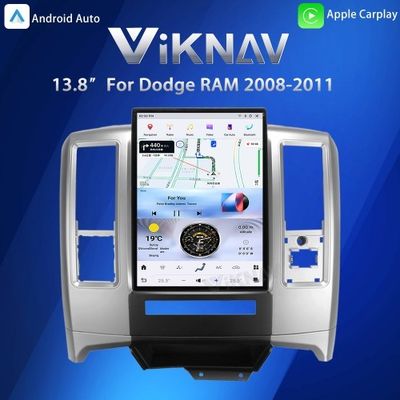 VIKNAV Car Radio 13.8 inch Car Radio For Dodge RAM 2008-2011 Wireless Carplay