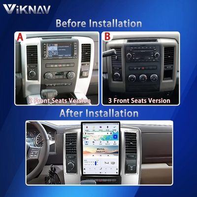 VIKNAV Car Radio 13.8 inch Car Radio For Dodge RAM 2008-2011 Wireless Carplay