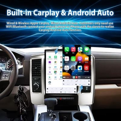 VIKNAV Car Radio 13.8 inch Car Radio For Dodge RAM 2008-2011 Wireless Carplay