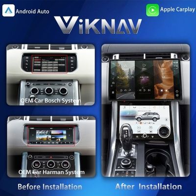 VIKNAV Car Radio AC Panel For Land Range Rover Sport L494 2013-2017 Wireless Carplay
