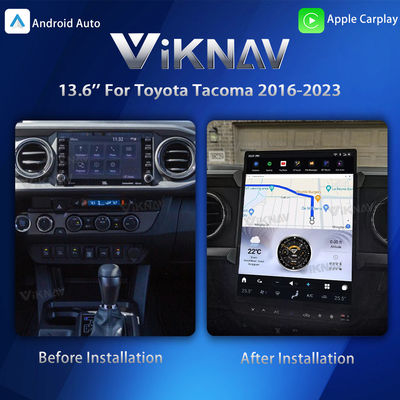 VIKNAV 13.6 " Car radio For Toyota Tacoma 2016-2023  Android Auto Carplay