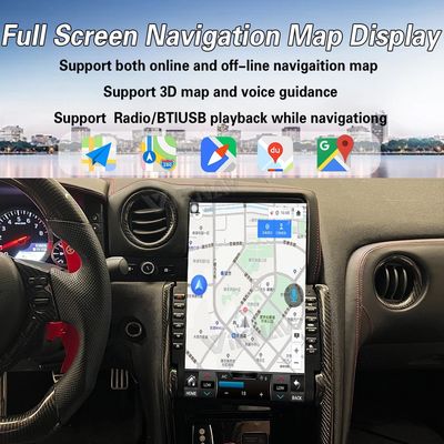 VIKNAV 13.6" Car Radio For Nissan Skyline GTR 2008- 2017 HD Touch Screen Android Head Unit