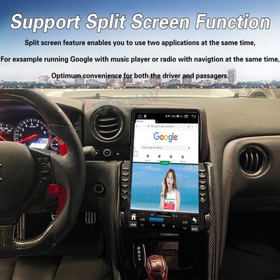 VIKNAV 13.6" Car Radio For Nissan Skyline GTR 2008- 2017 HD Touch Screen Android Head Unit