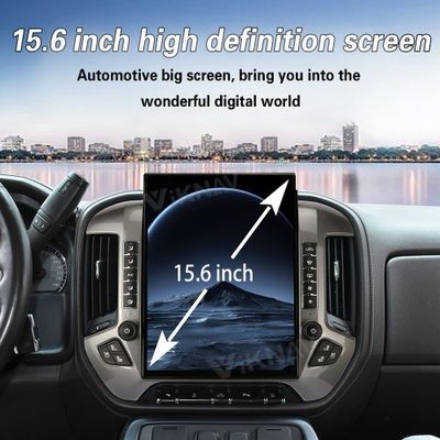 VIKNAV 15.6'' Car Radio For Chevrolet Silverado / GMC SIERRA 2014-2018 （Sliver）