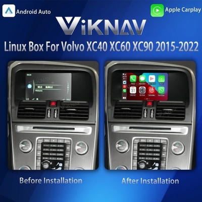ViKNAV Linux Interface Box for Volvo XC40 XC60 XC90 2015-2022 with Wireless CarPlay