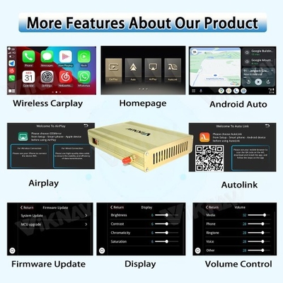 ViKNAV Linux Interface Box for Volvo S90 V90 2018-2022 with Wireless CarPlay