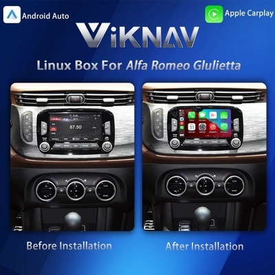 ViKNAV Linux Interface Box for Alfa Romeo Giulietta with Wireless CarPlay