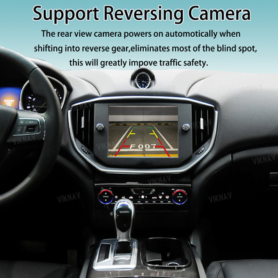 Viknav Linux Interface Box for Maserati Ghibli 2014 with Wireless CarPlay Android Auto
