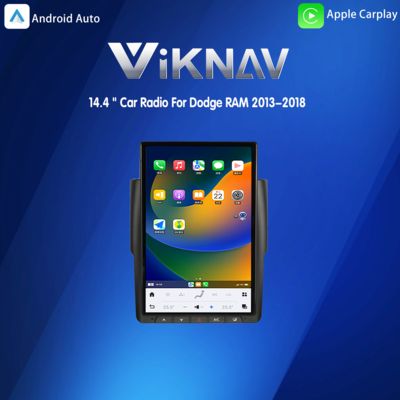 VIKNAV 14.4 " Car Radio For Dodge RAM 2013-2018 Wireless Carplay Android