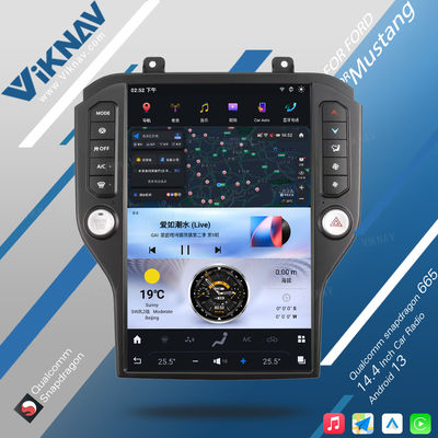 14.4 Inch Touch Screen Car Radio For Ford Mustang 2015-2022 Multimedia Player Head Unit GPS Nagivation Auto Stereo