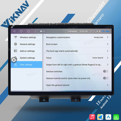 VIKNAV for Chevrolet Camaro 2010 2011 Car Radio 15 Inch Touch screen Upgrade Stereo Replacement