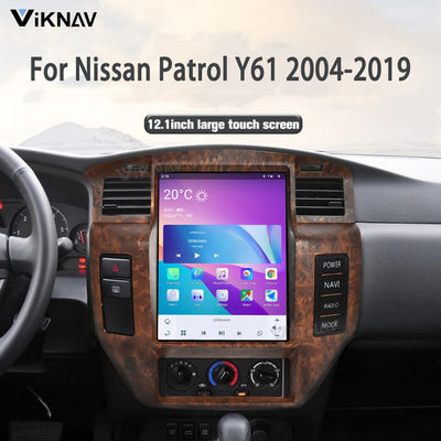 Aftermarket Touchscreen Y61 Nissan Patrol Head Unit 2004-2019 GPS For Car