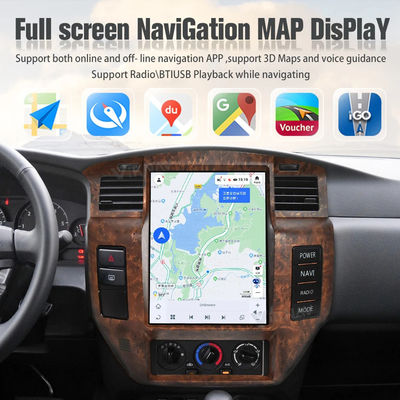 Aftermarket Touchscreen Y61 Nissan Patrol Head Unit 2004-2019 GPS For Car