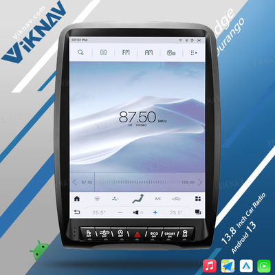 VIKNAV 13.8 inch 2014-2016 Dodge Durango Radio Replacement Wireless Carplay Unit Custom