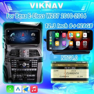 Viknav 12.3 Inch Android Car Radio For Mercedes Benz E W207 2010-2016 GPS Navigation DVD Multimedia Player(NTG4.0)