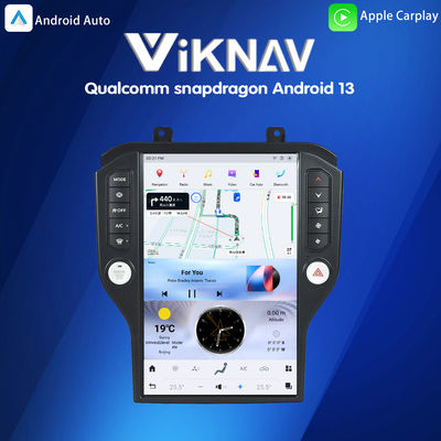 Viknav 14.4 Inch Touch Screen Car Radio For Ford Mustang 2015-2022 เครื่องเล่นมัลติมีเดีย หัวหน่วย GPS Nagivation ออโต้ สเตเรีย