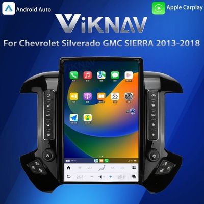 VIKNAV 14.4'' Car Radio For Chevrolet Silverado / GMC SIERRA 2013-2018 （Black）