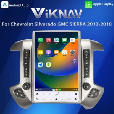 VIKNAV 14.4'' Car Radio For Chevrolet Silverado / GMC SIERRA 2013-2018 （Sliver）