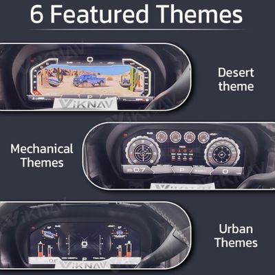 Viknav 13 Inch Car Digital Cluster For Chevrolet Silverado GMC SIERRA 2014-2018 LCD Car Digital Speedometer Dashboard Panel Instrument Panel Virtual Cockpit