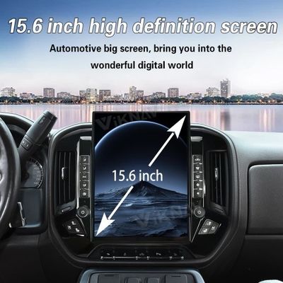 VIKNAV 15.6'' Car Radio For Chevrolet Silverado / GMC SIERRA 2014-2018 （Black）