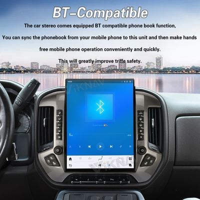 VIKNAV 15.6'' Car Radio For Chevrolet Silverado / GMC SIERRA 2014-2018 （Sliver）