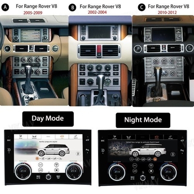 Viknav 10.4 Inch Air Condition Board For Land Rover Range Rover V8 Air Conditioning Climate Panel With Day And Night Mode（AC）