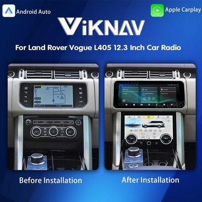 12.3 Inch Touch Screen Car Radio For Land Rover Range Rover Vogue L405 2013-2017 Multimedia Player GPS Navigation Head Unit (Beige/Black/Brown/White/Ivory/Red)