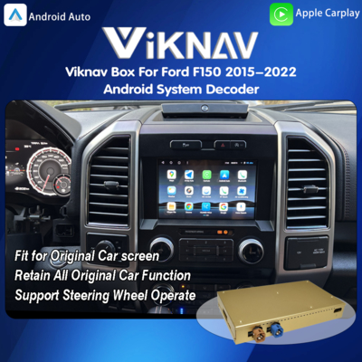 Decodificador Android Viknav para sistema Ford F150 2015-2022 Suporte apenas para tela original do carro