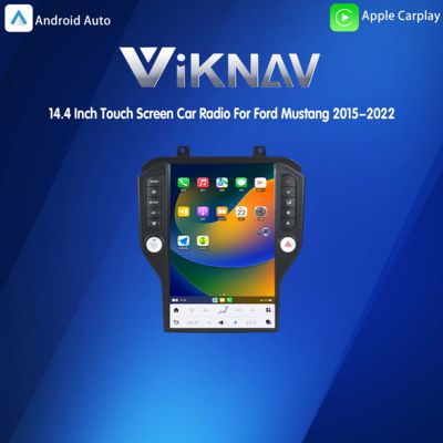 Viknav 14.4 Inch Touch Screen Car Radio For Ford Mustang 2015-2022 Multimedia Player Head Unit GPS Nagivation Auto Stereo